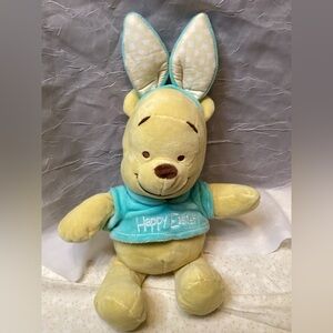 Winnie the Pooh Happy Easter Plush Baby Plush Stuffed Disney Toy Bear